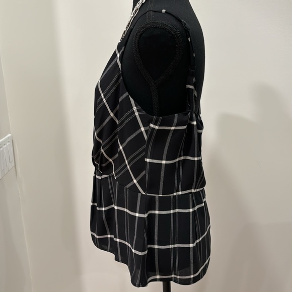 Cabi Check Crossover Cami - Picture 2 of 11